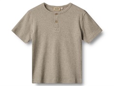 Wheat Lumi t-shirt gravel melange